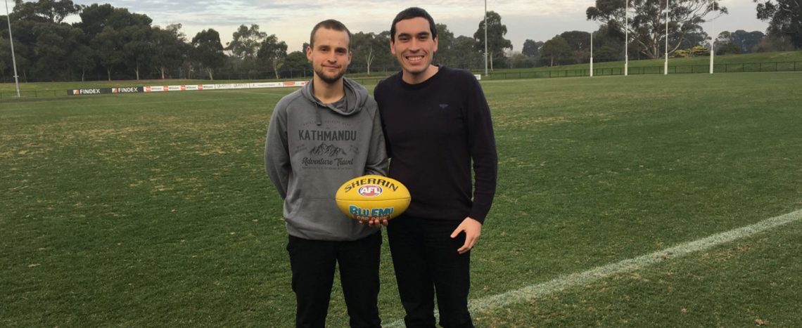 From ACS to AFL: how a football obsession became a career for two Old Michaelians