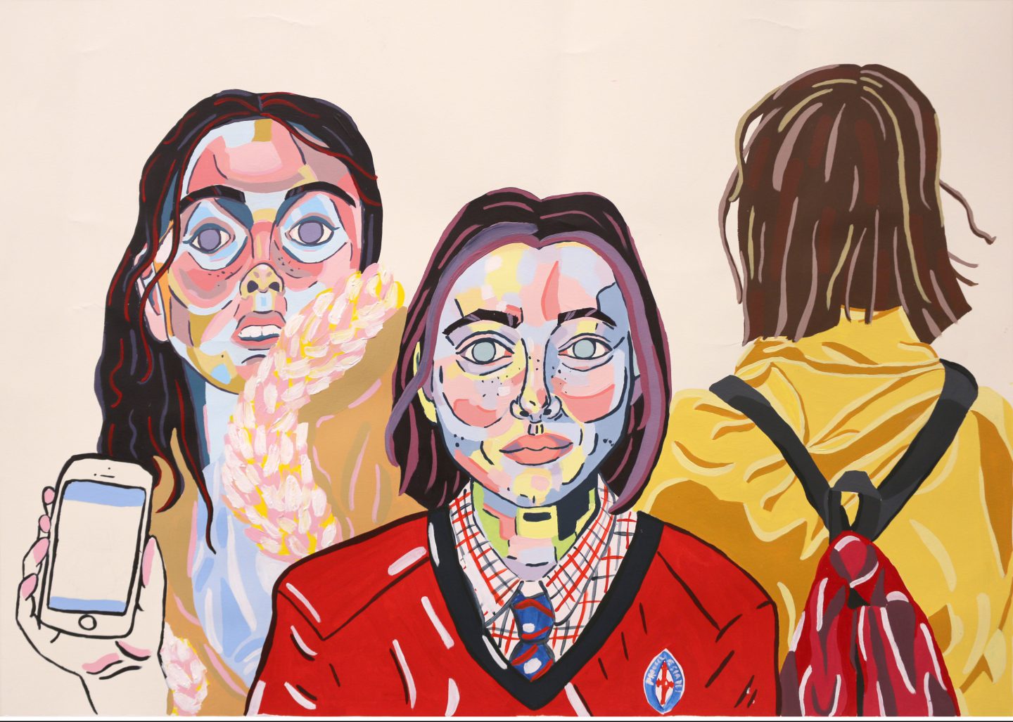 Gouache on cotton rag paper by Amelia