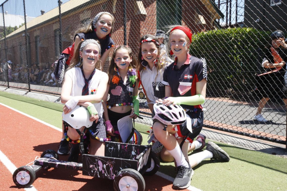 Year 6 students race in 11th annual Billy Cart Derby