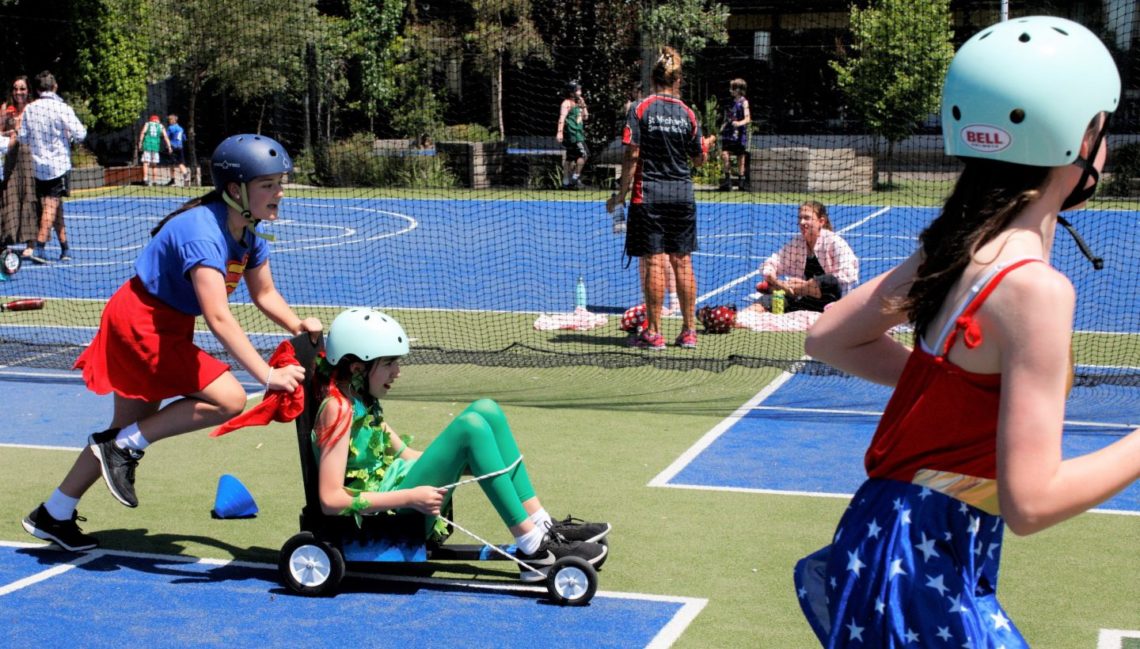 Year 6 students race in 11th annual Billy Cart Derby