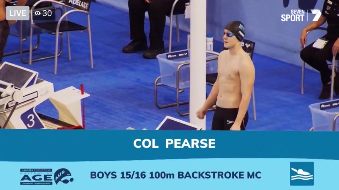 Swimming sensation Col selected in the 2019 Australian World Para Swimming Team