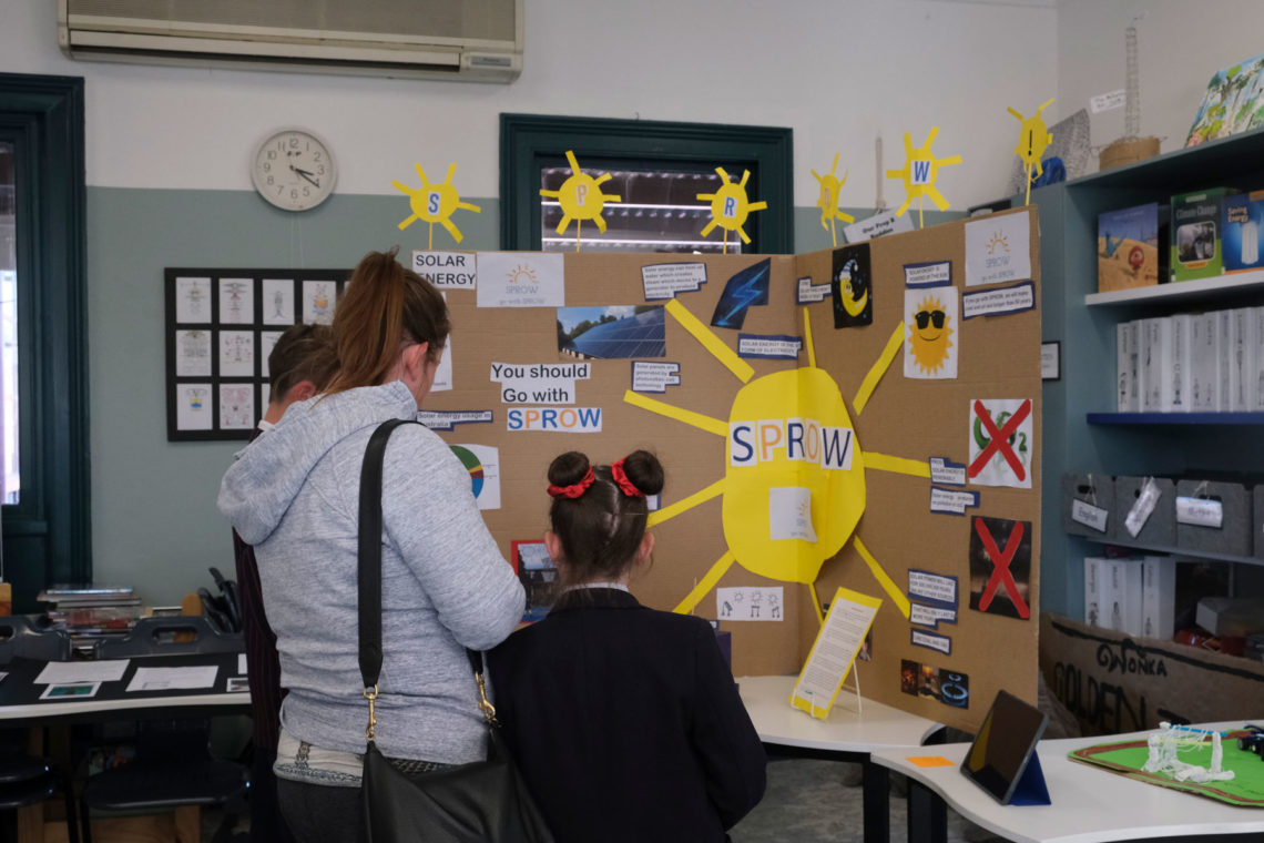 Year 5 Energy Expo: Budding entrepreneurs present their renewable energy businesses