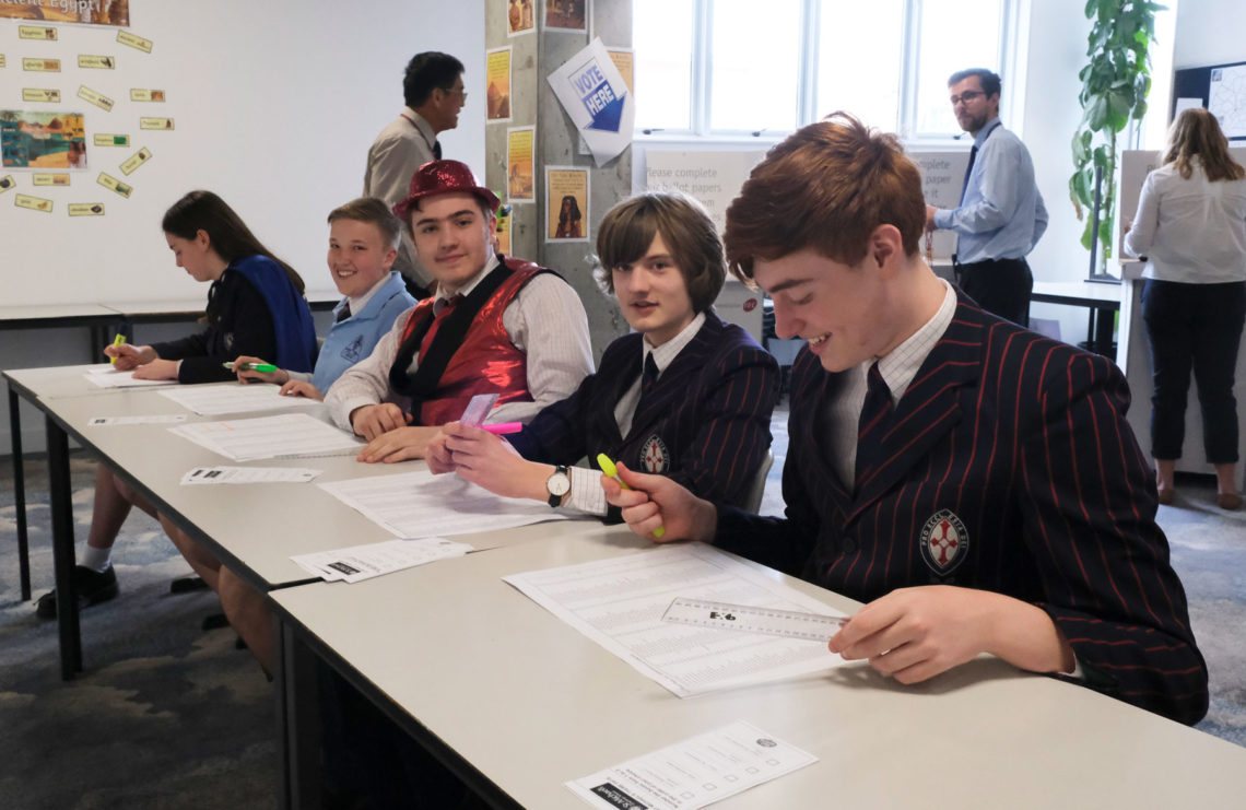 The 2019 Year 8 Mock Election: Party politics, debates and House spirit