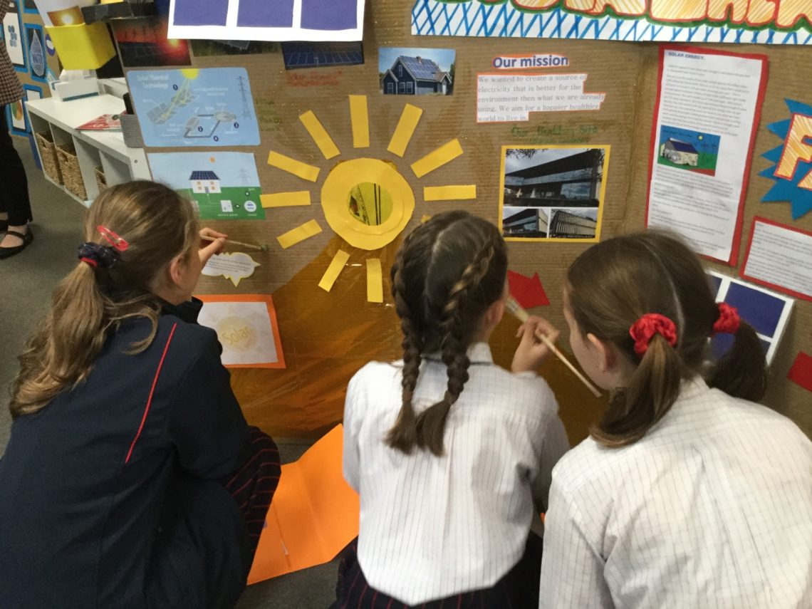 Year 5 Energy Expo: Budding entrepreneurs present their renewable energy businesses