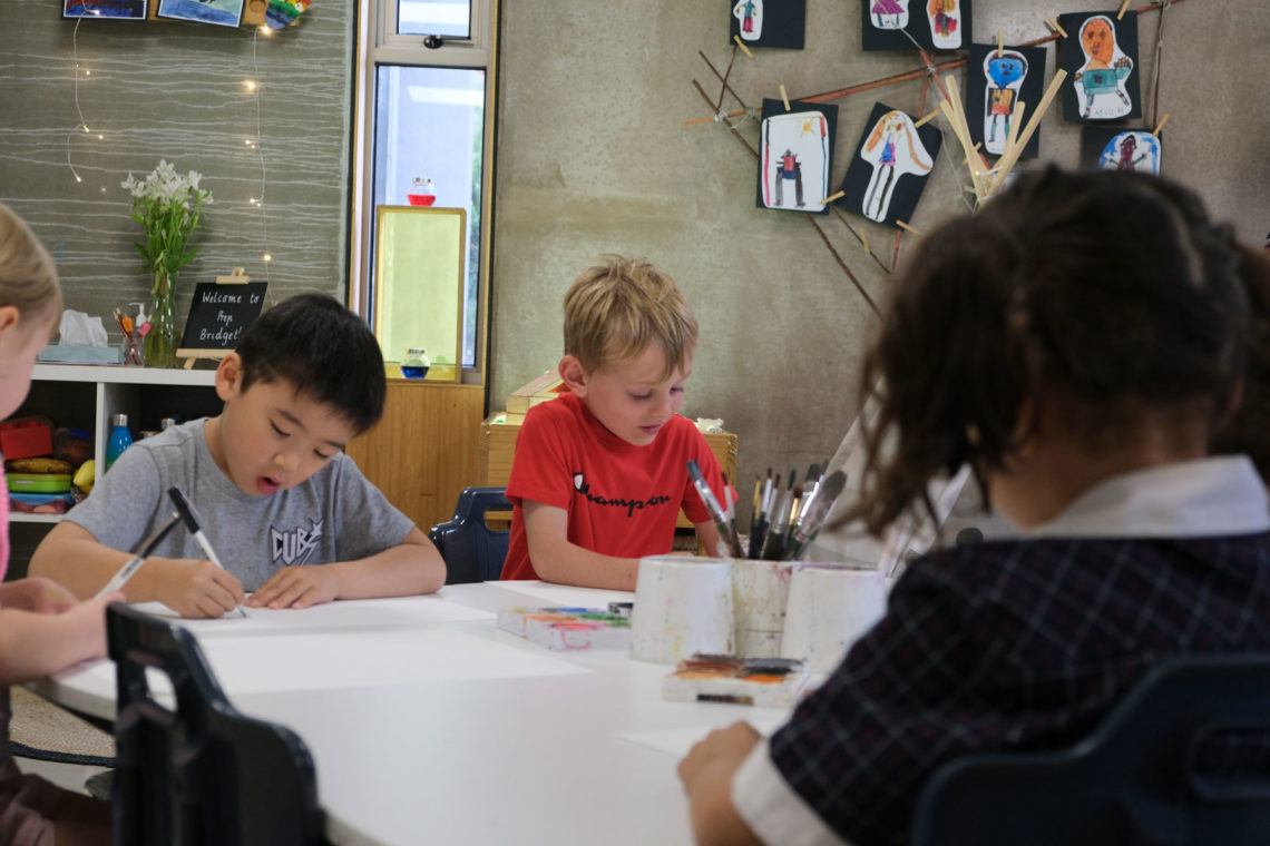 Transitioning from Kindergarten into Primary School with the help of our Prep students