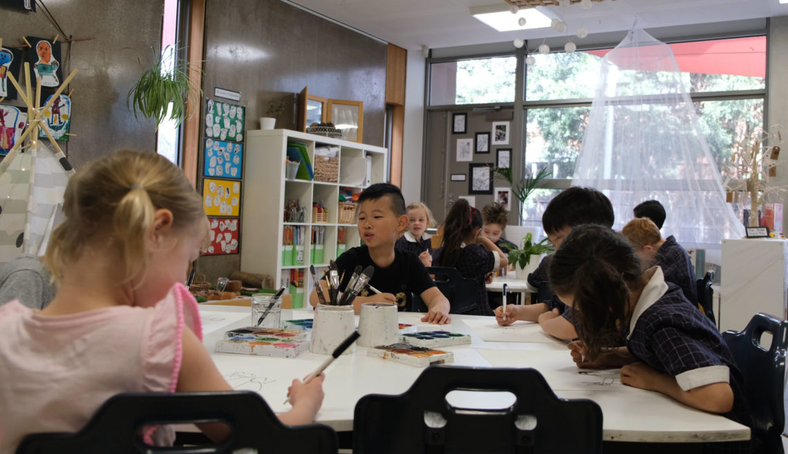 Transitioning from Kindergarten into Primary School with the help of our Prep students