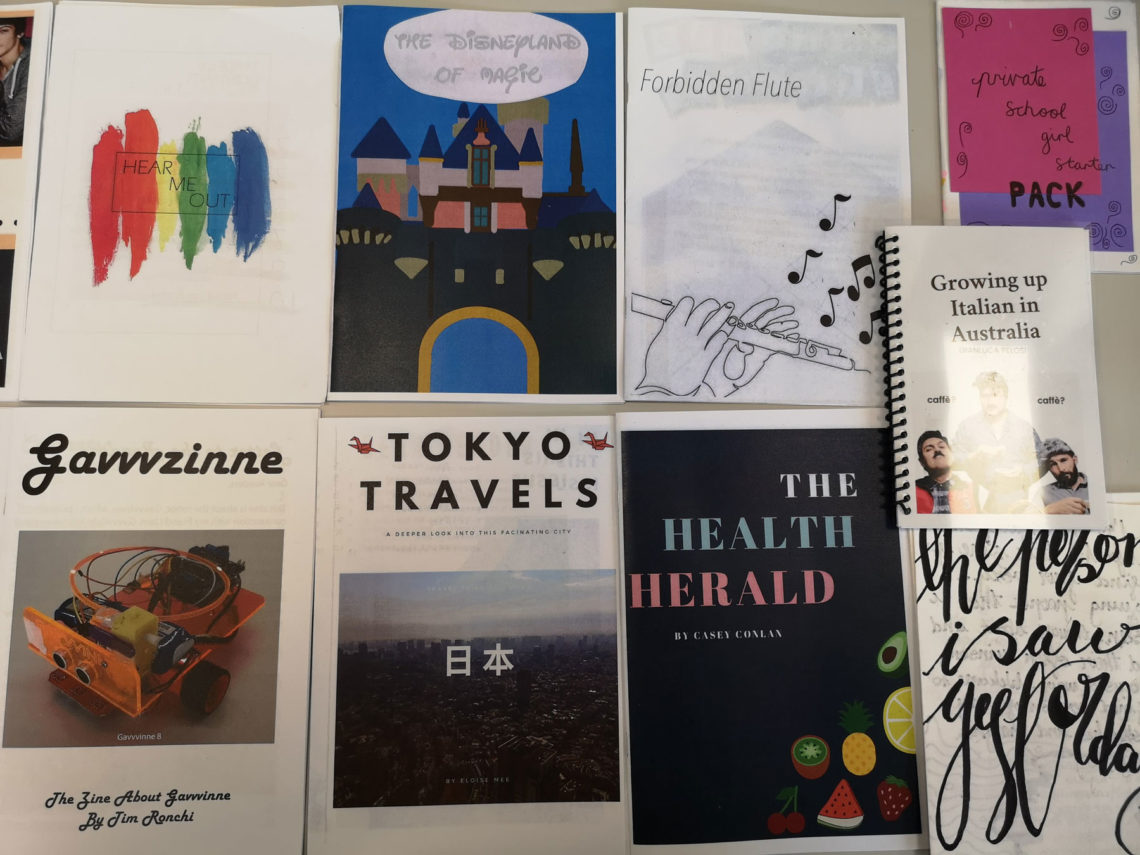 Behind the Zines – Year 9 students share their creativity and talents