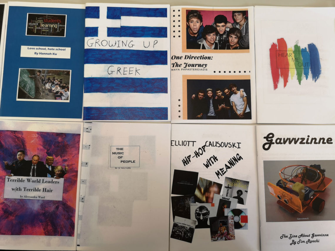 Behind the Zines – Year 9 students share their creativity and talents
