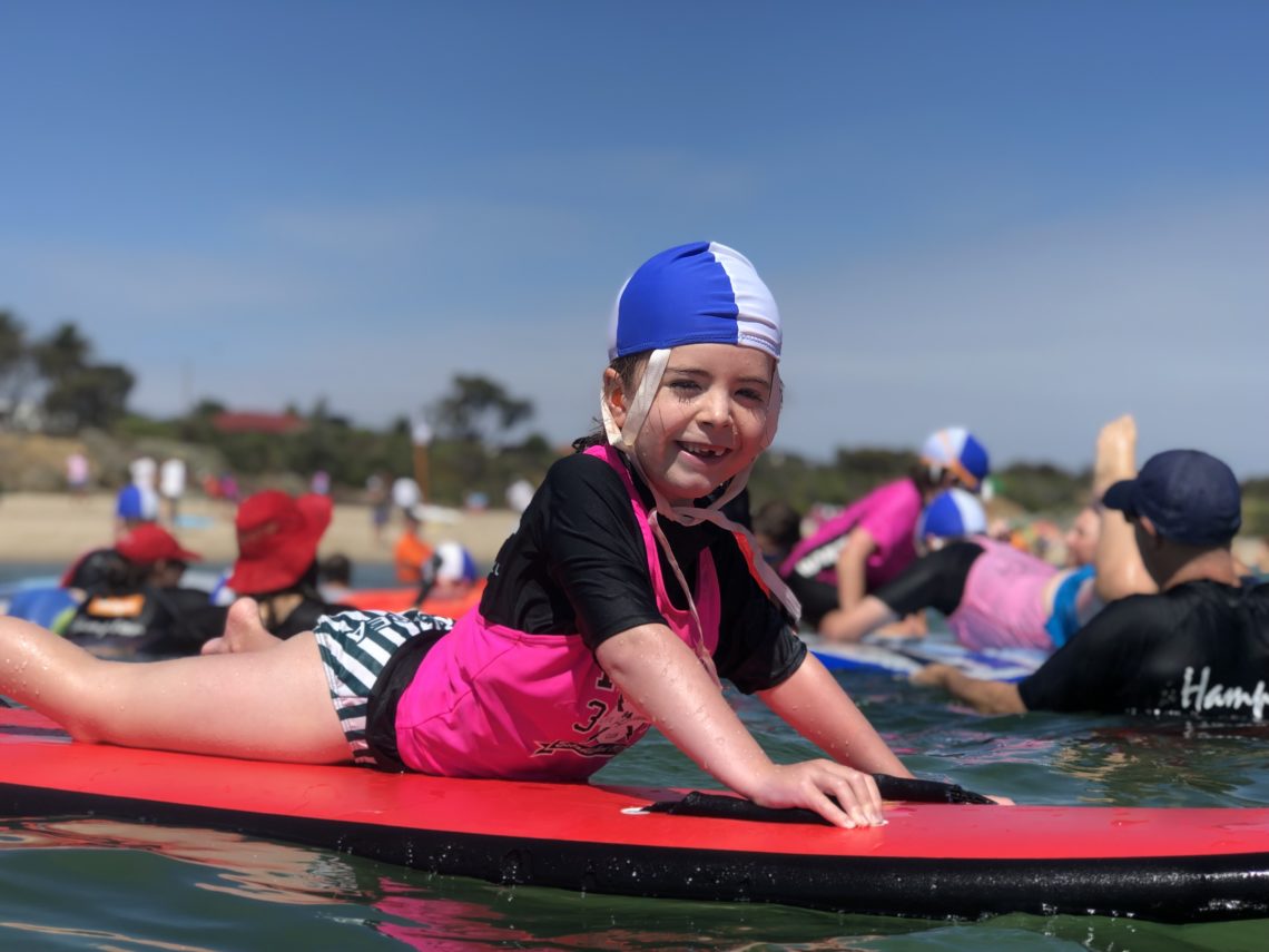 chloe-and-matilda-making-waves-at-anglesea-slsc